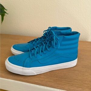 Blue High-Top Sneakers